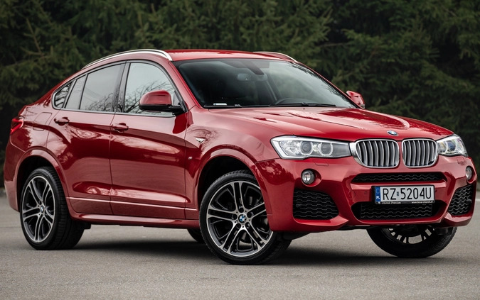 BMW X4 cena 124000 przebieg: 75000, rok produkcji 2015 z Brzozów małe 781